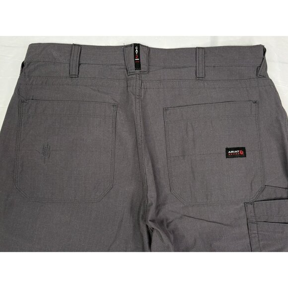 Ariat FR M4 Relaxed Duralight Ripstop Bootcut Pant Gray Men’s 34x34 10026002 - Picture 4 of 12